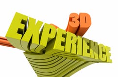 3d Experience Royalty Free Stock Photography