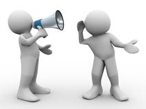 3d Man Annoucement Royalty Free Stock Images 3d Man Annoucement Royalty Free Stock Images