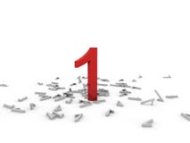 3d number one stock illustration 3d number one stock illustration
