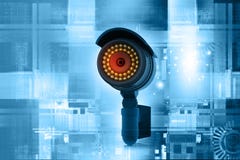 3d Render Of Surveillance Camera Stock Images