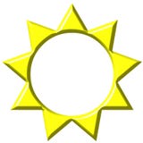 3D Sun illustration de vecteur 3D Sun illustration de vecteur