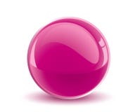 3d vector purple sphere