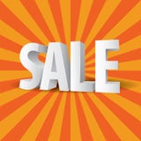 3D Vector Sale Royalty Free Stock Photo