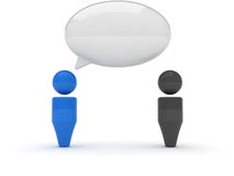 3d web icon - Dialog, Comments