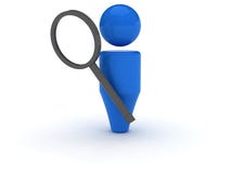 3d Web Icon - Search Royalty Free Stock Photo 3d Web Icon - Search Royalty Free Stock Photo