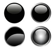 4 botones negros con clase 4 botones negros con clase