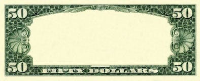 50 Dollars Frame Stock Photography 50 Dollars Frame Stock Photography