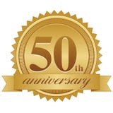 50th Anniversary Seal EPS