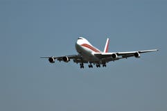 747 For Landing Royalty Free Stock Photo