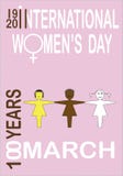 8 March 100 Years International Women`s Day Stock Image 8 March 100 Years International Women`s Day Stock Image
