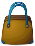 A Bag With A Blue Handle Stock Photo