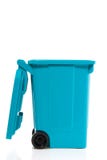 A Blue Recycle Bin Royalty Free Stock Photos