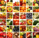 A Collage Of Nutrition Images With Fresh Fruits Stock Photography A Collage Of Nutrition Images With Fresh Fruits Stock Photography