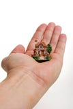 A Country House On The Hand Stock Photo A Country House On The Hand Stock Photo