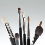 A Detail Of A Make-up Brush Set Stock Images A Detail Of A Make-up Brush Set Stock Images