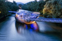 A Floating Restaurant. Royalty Free Stock Photo A Floating Restaurant. Royalty Free Stock Photo
