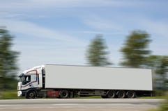 A Heavy Truck Royalty Free Stock Image A Heavy Truck Royalty Free Stock Image