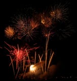 A Huge Display Of Fireworks At The Sioux Falls Fairgrounds During A Convention Stock Photos A Huge Display Of Fireworks At The Sioux Falls Fairgrounds During A Convention Stock Photos