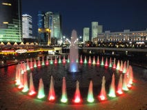 A Night View In Astana Royalty Free Stock Photography