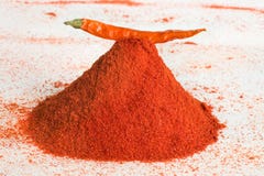 A Pile Of Chilli Spice Royalty Free Stock Photos