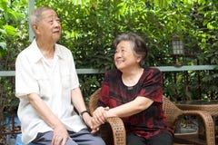 A Senior Couple Look At Each Other Lovely Royalty Free Stock Photo A Senior Couple Look At Each Other Lovely Royalty Free Stock Photo