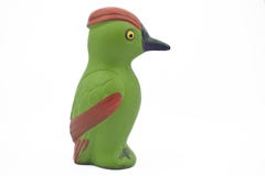 A Toy Rubber Woodpecker Stock Photography