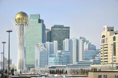 A View In Astana / Kazakhstan Royalty Free Stock Images
