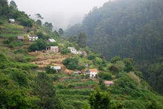 A Village In Madeira Island Stock Photography A Village In Madeira Island Stock Photography