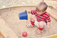 A Young Boy Stock Image