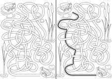 Żaba labirynt royalty ilustracja Żaba labirynt royalty ilustracja