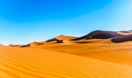 Abandone el paisaje del Sáhara al lado de Mhamid en Marruecos Fotografía de archivo libre de regalías Abandone el paisaje del Sáhara al lado de Mhamid en Marruecos Fotografía de archivo libre de regalías
