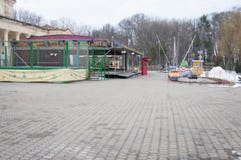 Abandoned Amusement Park Royalty Free Stock Photos
