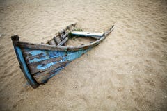 Abandoned Shrimp Boat, Florida Stock Images - Image: 13101704