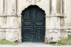 Abandoned decorative church doors royalty free stock photo Abandoned decorative church doors royalty free stock photo