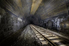 Abandoned Railroad Tunnel - Pennsylvania royalty free stock photography Abandoned Railroad Tunnel - Pennsylvania royalty free stock photography