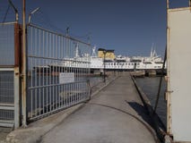 Abandoned ships in Lisbon, Portugal. stock image Abandoned ships in Lisbon, Portugal. stock image