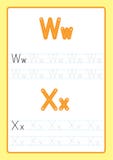 ABC-Alphabetbuchstaben, die Arbeitsblatt mit Alphabetbuchstaben verfolgen Grundlegende schreibende Praxis für Papier das Kinderga vektor abbildung ABC-Alphabetbuchstaben, die Arbeitsblatt mit Alphabetbuchstaben verfolgen Grundlegende schreibende Praxis für Papier das Kinderga vektor abbildung