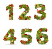 ABCDEF, de doopvont van de Kerstmisboom vector illustratie ABCDEF, de doopvont van de Kerstmisboom vector illustratie