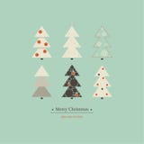 Abdeckungsdesign für frohe Weihnachten stock abbildung Abdeckungsdesign für frohe Weihnachten stock abbildung
