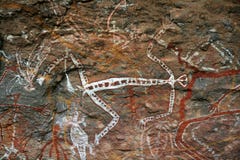 Aboriginal Rock Art - Kakadu Park, Australia