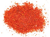 Above view of ground red chili pepper - paprika royalty free stock photography Above view of ground red chili pepper - paprika royalty free stock photography