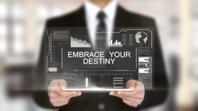 Abrace seu destino, relação futurista do holograma, realidade virtual aumentada filme Abrace seu destino, relação futurista do holograma, realidade virtual aumentada filme