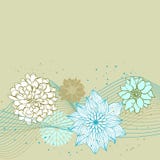 Abrégez le fond floral Élément de fleur de vecteur illustration libre de droits Abrégez le fond floral Élément de fleur de vecteur illustration libre de droits