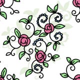 Abrégé sur courant illustration floral illustration libre de droits Abrégé sur courant illustration floral illustration libre de droits
