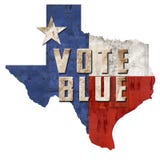 Abstimmung Texas Democrat Vote Blue TX vektor abbildung Abstimmung Texas Democrat Vote Blue TX vektor abbildung