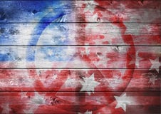 Abstract American Peace Flag