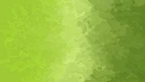 Animated stained background seamless loop video - watercolor effect - natural leaf, lime and olive color