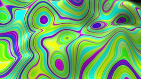 Abstract animation background of wave form with vibrant colors.