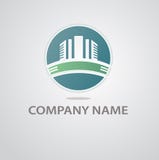 Abstract architecture building silhouette logo. Abstract architecture building silhouette vector logo design template. Skyscraper real estate business theme icon royalty free illustration Abstract architecture building silhouette logo. Abstract architecture building silhouette vector logo design template. Skyscraper real estate business theme icon royalty free illustration