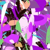Textured streaks, strokes, splashes and spots in purple color range stock illustration Textured streaks, strokes, splashes and spots in purple color range stock illustration